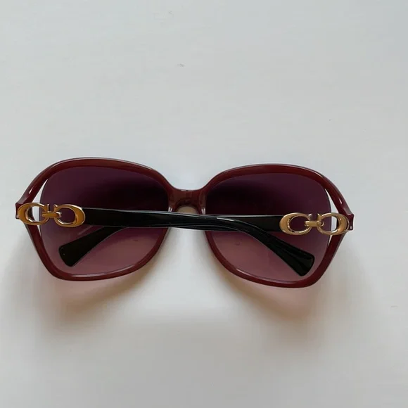 Used Coach HC8145 sunglasses color purple - Picture 2 of 7